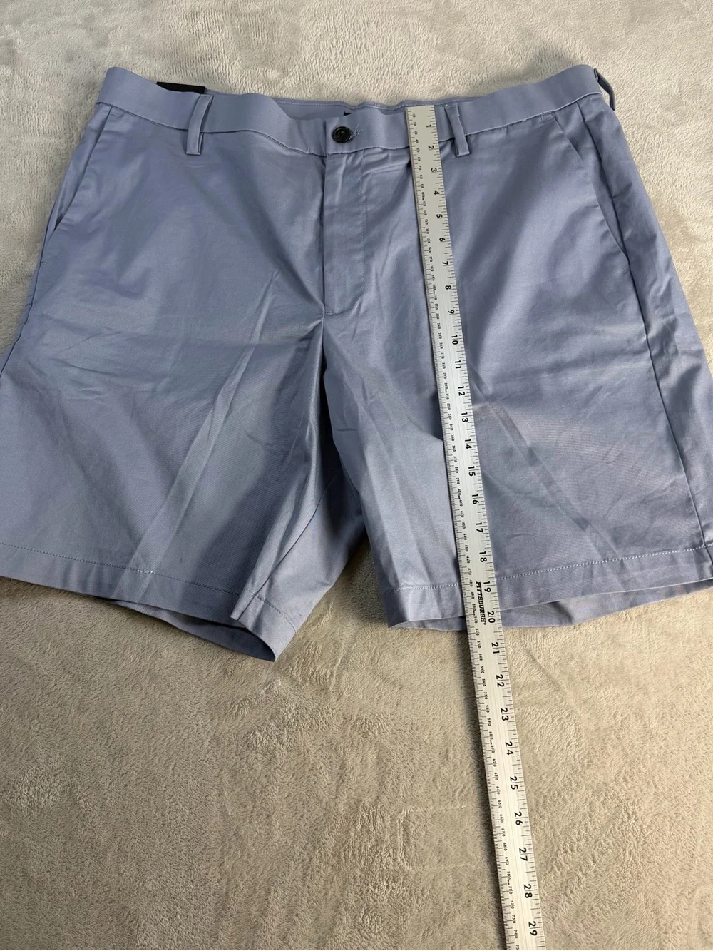 Banana Republic Mens Stretch Chino Short Quick Dry Blue 40 9 Inseam